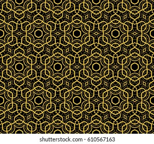 Abstract repeat backdrop. Design for decor, prints, textile, furniture, cloth, digital. Vector monochrome seamless pattern