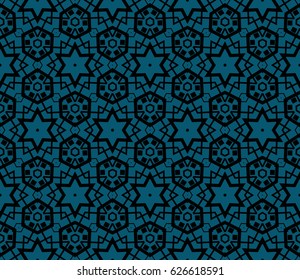 Abstract repeat backdrop. Design for decor, prints, textile, furniture, cloth, digital. Vector monochrome seamless pattern