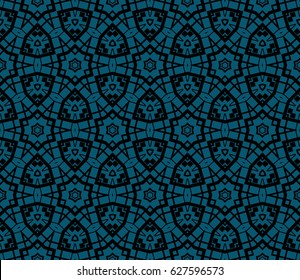 Abstract repeat backdrop. Design for decor, prints, textile, furniture, cloth, digital. Vector monochrome seamless pattern