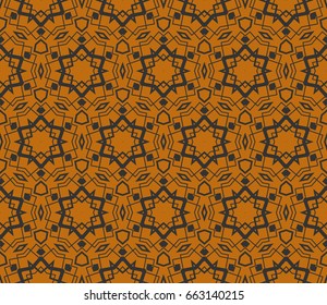 Abstract repeat backdrop. Design for decor, prints, textile, furniture, cloth, digital. Vector monochrome seamless pattern