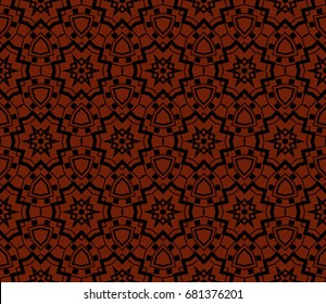 Abstract repeat backdrop. Design for decor, prints, textile, furniture, cloth, digital. Vector monochrome seamless pattern