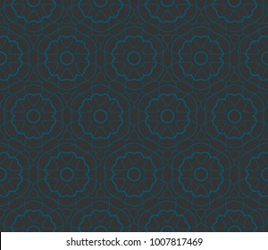 Abstract repeat backdrop. Design for prints, textile, decor, fabric. Vector monochrome seamless pattern