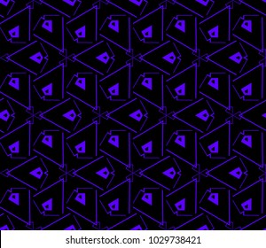 Abstract repeat backdrop. Design for prints, textile, decor, fabric. Vector monochrome seamless pattern