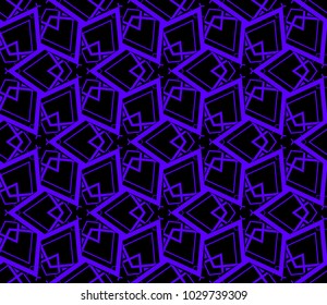 Abstract repeat backdrop. Design for prints, textile, decor, fabric. Vector monochrome seamless pattern