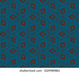 Abstract repeat backdrop. Design for prints, textile, decor, fabric. Vector monochrome seamless pattern