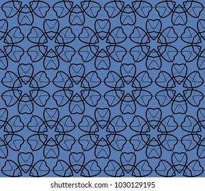 Abstract repeat backdrop. Design for prints, textile, decor, fabric. Vector monochrome seamless pattern