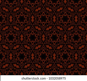Abstract repeat backdrop. Design for prints, textile, decor, fabric. Vector monochrome seamless pattern