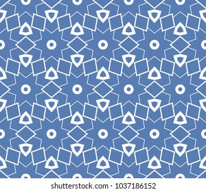 Abstract repeat backdrop. Design for prints, textile, decor, fabric. Vector monochrome seamless pattern