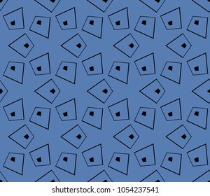 Abstract repeat backdrop. Design for prints, textile, decor, fabric. Vector monochrome seamless pattern