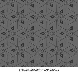 Abstract repeat backdrop. Design for prints, textile, decor, fabric. Vector monochrome seamless pattern