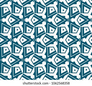 Abstract repeat backdrop. Design for prints, textile, decor, fabric. Vector monochrome seamless pattern