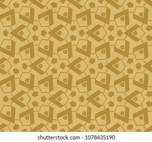 Abstract repeat backdrop. Design for prints, textile, decor, fabric. Vector monochrome seamless pattern