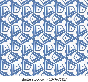 Abstract repeat backdrop. Design for prints, textile, decor, fabric. Vector monochrome seamless pattern