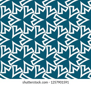 Abstract repeat backdrop. Design for prints, textile, decor, fabric. Vector monochrome seamless pattern
