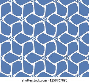 Abstract repeat backdrop. Design for prints, textile, decor, fabric. Vector monochrome seamless pattern
