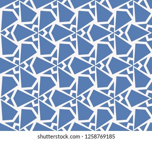 Abstract repeat backdrop. Design for prints, textile, decor, fabric. Vector monochrome seamless pattern
