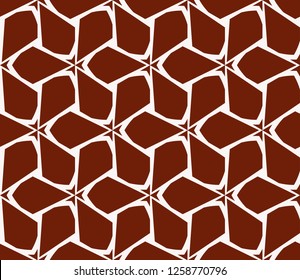 Abstract repeat backdrop. Design for prints, textile, decor, fabric. Vector monochrome seamless pattern