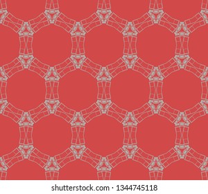 Abstract repeat backdrop. Design for prints, textile, decor, fabric. Vector monochrome seamless pattern