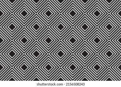 Abstract repeat backdrop. Design for prints, textile, decor, fabric. Raster copy monochrome seamless pattern.Geometry design for decor, prints