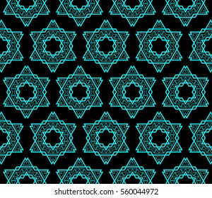 Abstract repeat backdrop. Design for prints, textile, decor, fabric. Vector monochrome seamless pattern