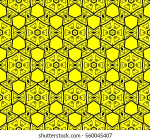 Abstract repeat backdrop. Design for prints, textile, decor, fabric. Vector monochrome seamless pattern