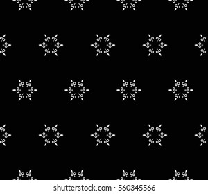 Abstract repeat backdrop. Design for prints, textile, decor, fabric. Vector monochrome seamless pattern