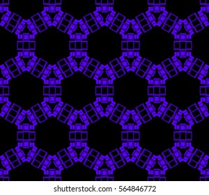 Abstract repeat backdrop. Design for prints, textile, decor, fabric. Vector monochrome seamless pattern