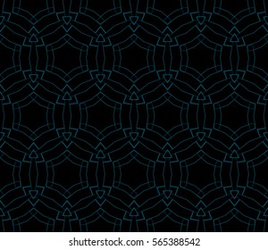 Abstract repeat backdrop. Design for prints, textile, decor, fabric. Vector monochrome seamless pattern