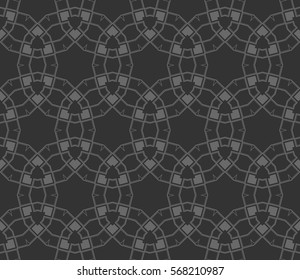 Abstract repeat backdrop. Design for prints, textile, decor, fabric. Vector monochrome seamless pattern