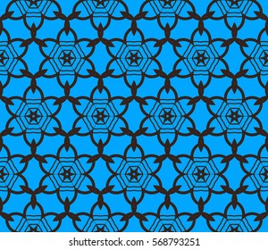 Abstract repeat backdrop. Design for prints, textile, decor, fabric. Vector monochrome seamless pattern
