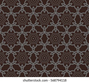 Abstract repeat backdrop. Design for prints, textile, decor, fabric. Vector monochrome seamless pattern