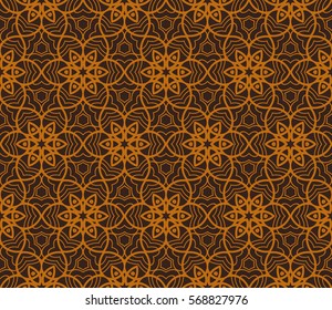 Abstract repeat backdrop. Design for prints, textile, decor, fabric. Vector monochrome seamless pattern