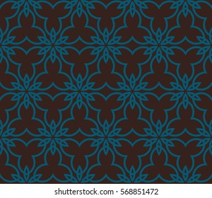 Abstract repeat backdrop. Design for prints, textile, decor, fabric. Vector monochrome seamless pattern