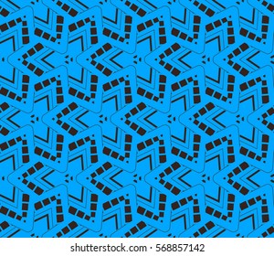 Abstract repeat backdrop. Design for prints, textile, decor, fabric. Vector monochrome seamless pattern