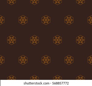 Abstract repeat backdrop. Design for prints, textile, decor, fabric. Vector monochrome seamless pattern