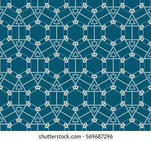 Abstract repeat backdrop. Design for prints, textile, decor, fabric. Vector monochrome seamless pattern