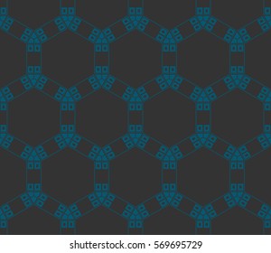 Abstract repeat backdrop. Design for prints, textile, decor, fabric. Vector monochrome seamless pattern
