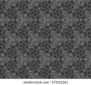 Abstract repeat backdrop. Design for prints, textile, decor, fabric. Vector monochrome seamless pattern