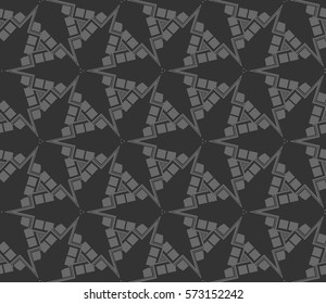 Abstract repeat backdrop. Design for prints, textile, decor, fabric. Vector monochrome seamless pattern