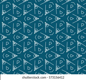 Abstract repeat backdrop. Design for prints, textile, decor, fabric. Vector monochrome seamless pattern