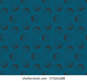 Abstract repeat backdrop. Design for prints, textile, decor, fabric. Vector monochrome seamless pattern