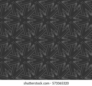 Abstract repeat backdrop. Design for prints, textile, decor, fabric. Vector monochrome seamless pattern