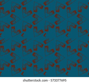 Abstract repeat backdrop. Design for prints, textile, decor, fabric. Vector monochrome seamless pattern