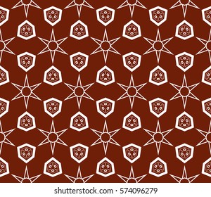 Abstract repeat backdrop. Design for prints, textile, decor, fabric. Vector monochrome seamless pattern