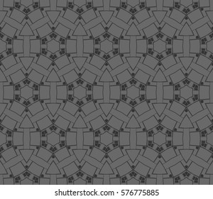 Abstract repeat backdrop. Design for prints, textile, decor, fabric. Vector monochrome seamless pattern