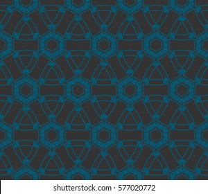 Abstract repeat backdrop. Design for prints, textile, decor, fabric. Vector monochrome seamless pattern