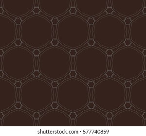 Abstract repeat backdrop. Design for prints, textile, decor, fabric. Vector monochrome seamless pattern