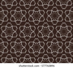 Abstract repeat backdrop. Design for prints, textile, decor, fabric. Vector monochrome seamless pattern