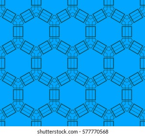 Abstract repeat backdrop. Design for prints, textile, decor, fabric. Vector monochrome seamless pattern