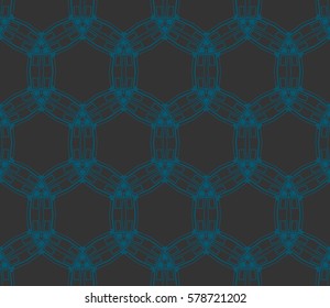 Abstract repeat backdrop. Design for prints, textile, decor, fabric. Vector monochrome seamless pattern